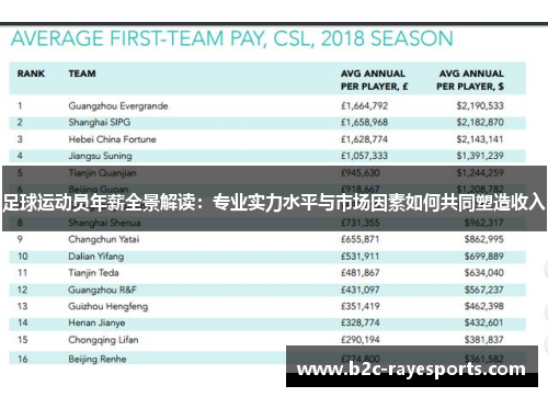 足球运动员年薪全景解读:专业实力水平与市场因素如何共同塑造收入 足球运动员年薪全景解读:专业实力水平与市场因素如何共同塑造收入